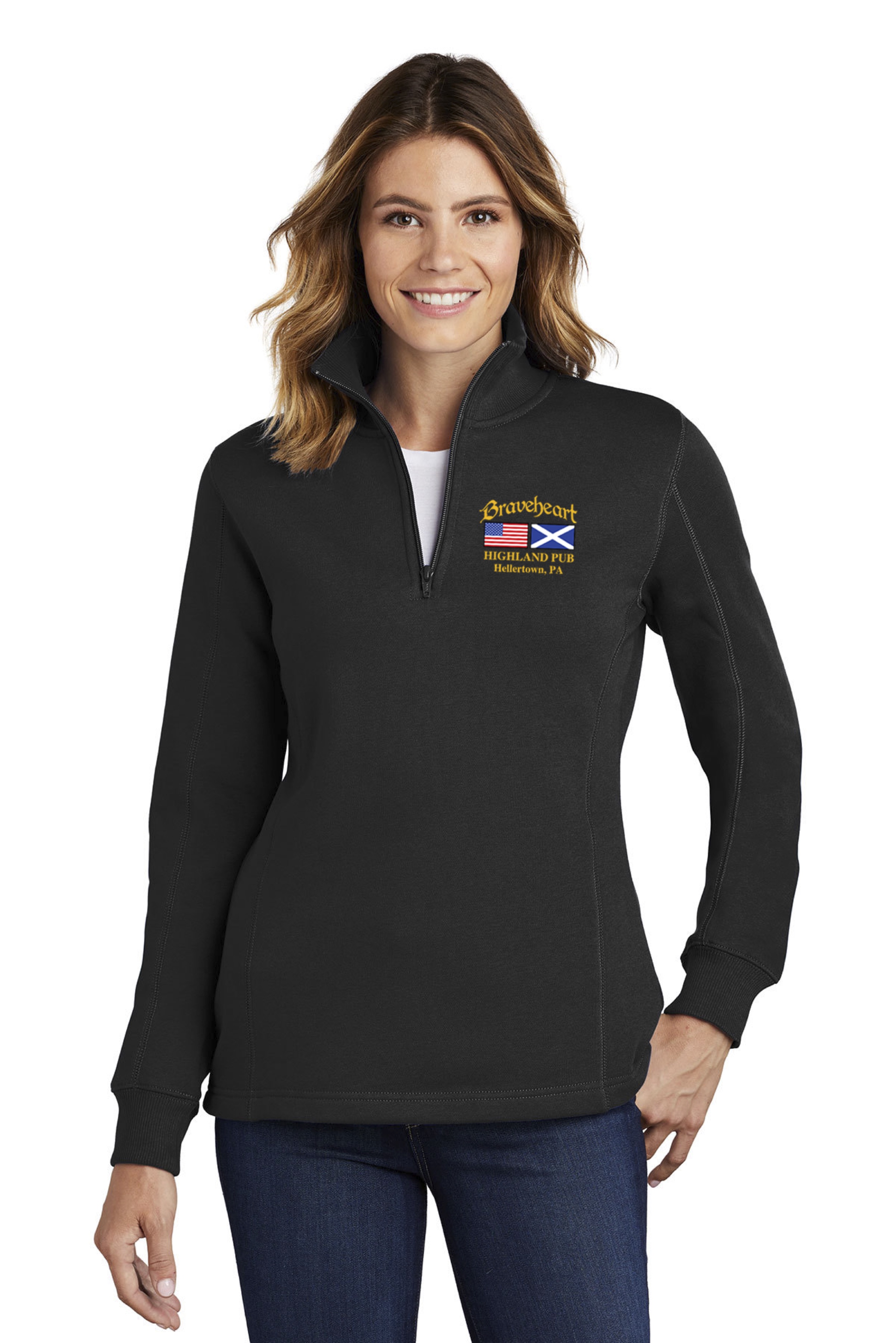 black full sleeve sweatshirt